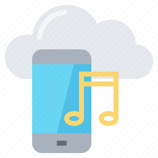 Cloud, data, file, music, smartphone, technology icon - Download on Iconfinder