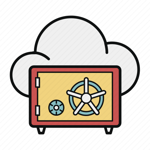 Cloud, lock, protection, safe, save, secure, guardar icon - Download on Iconfinder