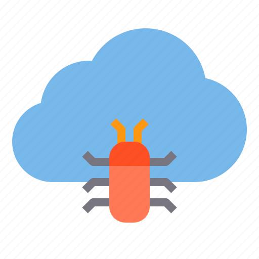 Bug, cloud, storage, technology icon - Download on Iconfinder