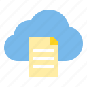 cloud, file, storage, technology