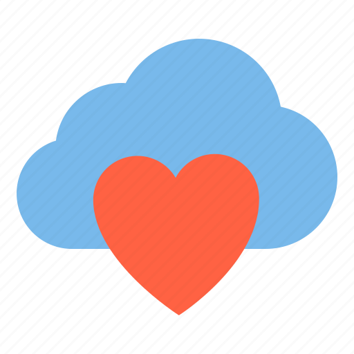 Cloud, heart, love, storage, technology icon - Download on Iconfinder