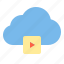 cloud, music, storage, technology 