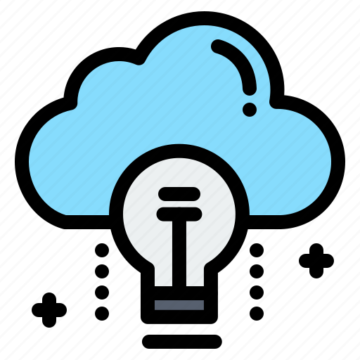 Bulb, cloud, data, idea, light icon - Download on Iconfinder
