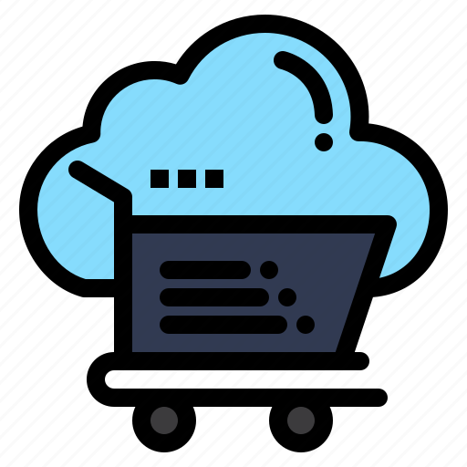 Cart, cloud, ecommerece, shopping, trolley icon - Download on Iconfinder