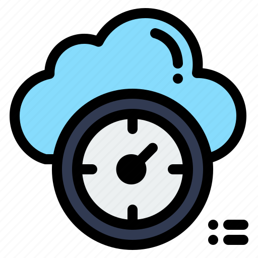 Cloud, dashboard, time, timer icon - Download on Iconfinder