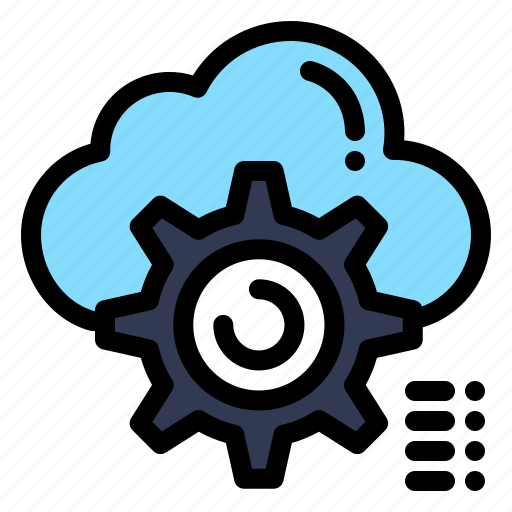 Cloud, computing, configure, gear, setting icon - Download on Iconfinder