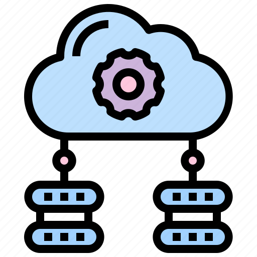 Database, cloud, computing, data, deploy, storage, scalability icon - Download on Iconfinder