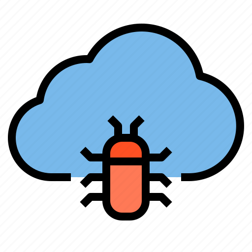 Bug, cloud, storage, technology icon - Download on Iconfinder