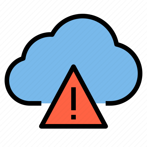 Allert, cloud, danger, storage, technology icon - Download on Iconfinder
