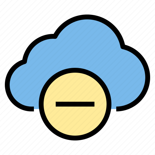 Cloud, data, delete, storage, technology icon - Download on Iconfinder