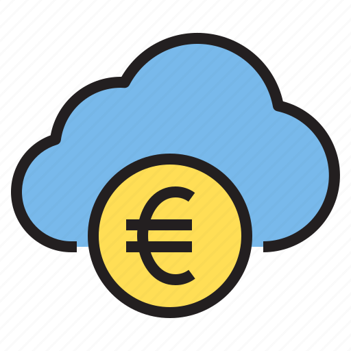 Business, cloud, euro, money, storage, technology icon - Download on Iconfinder