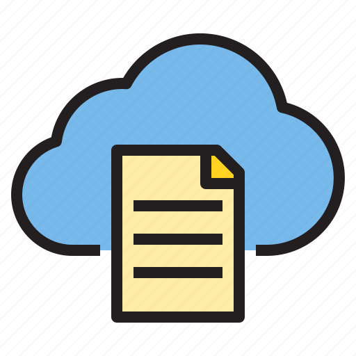 Cloud, file, storage, technology icon - Download on Iconfinder