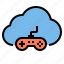 cloud, game, storage, technology 