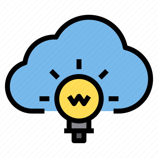 Cloud, idea, light, storage, technology icon - Download on Iconfinder