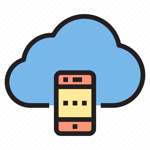 Cloud, data, mobile, storage, technology icon - Download on Iconfinder