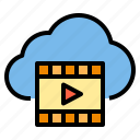 cloud, movie, storage, technology
