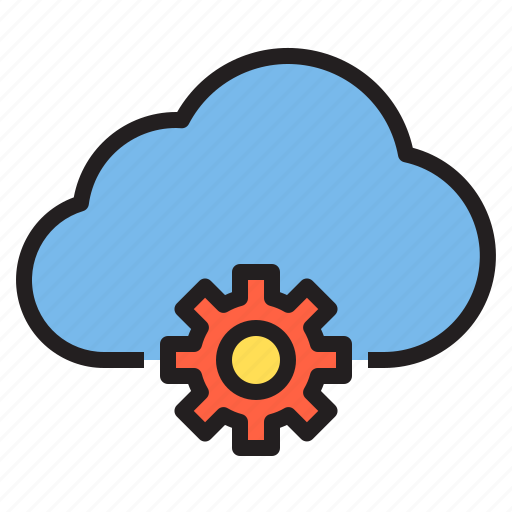 Cloud, process, storage, technology icon - Download on Iconfinder