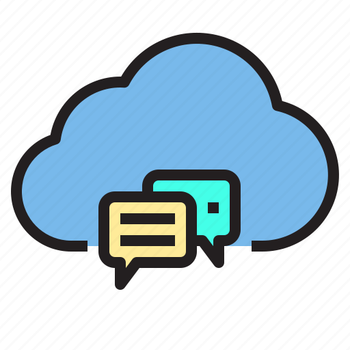 Chat, cloud, service, storage, technology icon - Download on Iconfinder