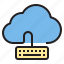 cloud, service, storage, technology 