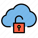 cloud, storage, technology, unlock