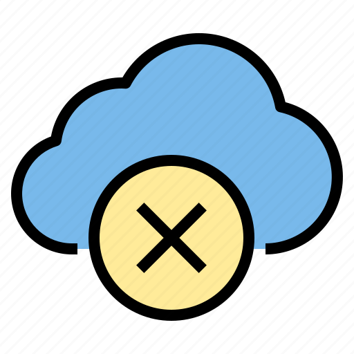 Cloud, storage, technology, unsafe icon - Download on Iconfinder