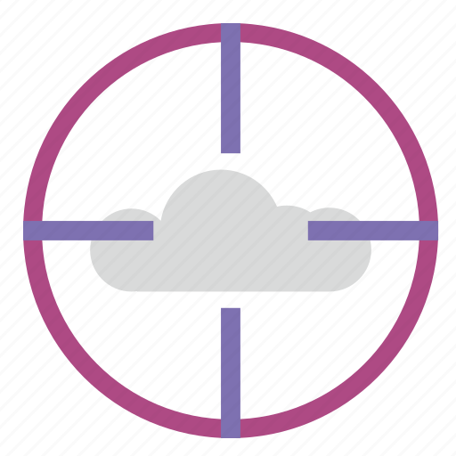 Aim, choice, cloud, target, technology icon - Download on Iconfinder