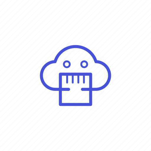Cloud, file, monster, platform, share, storage icon - Download on Iconfinder