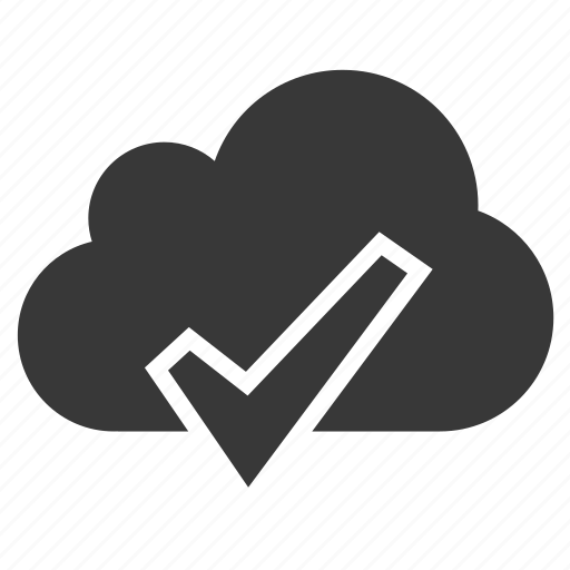 Approved, cloud, success, uploaded, valid, accepted, weather icon - Download on Iconfinder