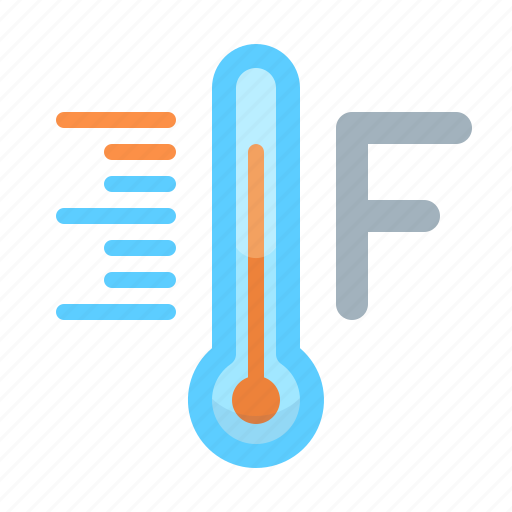Fahrenheit, forecast, scale, tempeature, thermometer, weather icon - Download on Iconfinder