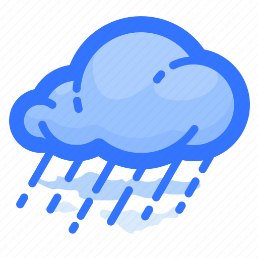 Cloud, forecast, rain, rainy, shower, weather icon