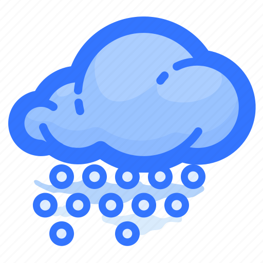 Cloud, forecast, hail, shower, weather icon - Download on Iconfinder