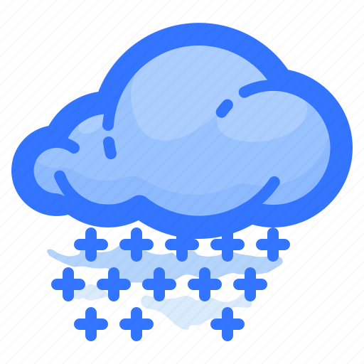 Cloud, forecast, shower, snow, weather icon - Download on Iconfinder