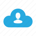 account, avatar, cloud, man, person, profile, user 