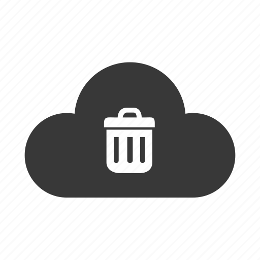 Bin, cloud, delete, remove, trash icon - Download on Iconfinder