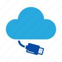 cloud, connection, drive, external drive, removable, storage, usb 