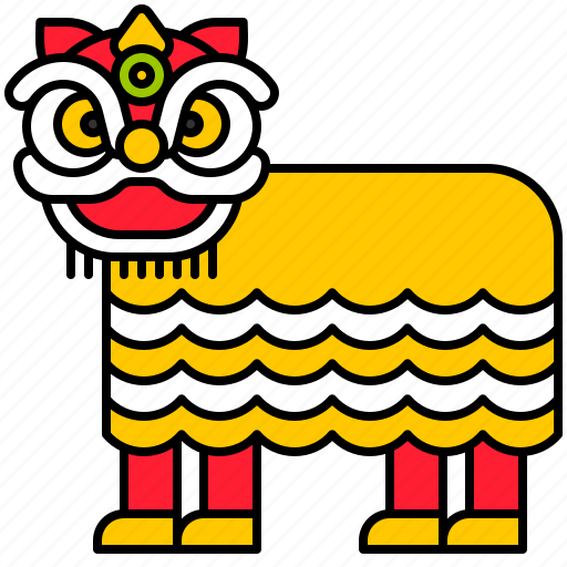 Chinese, chinese new year, culture, dance, festival, lion dance icon - Download on Iconfinder