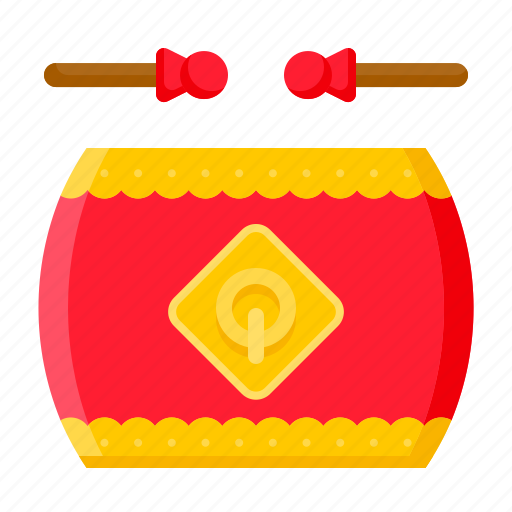 Chinese, chinese new year, culture, drum, festival, instrument, percussion icon - Download on Iconfinder
