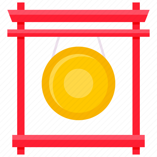 Chinese, chinese new year, culture, festival, gong, instrument, percussion icon - Download on Iconfinder