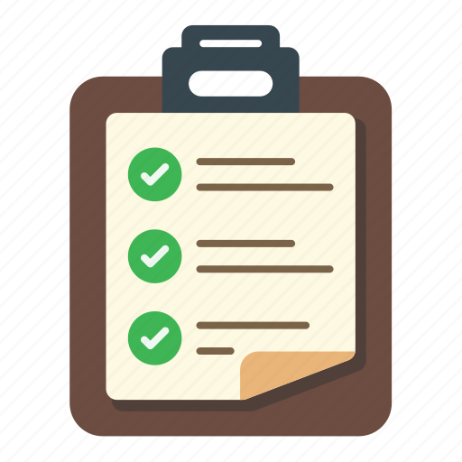 Checklist, document, choice, clipboard, notebook icon - Download on Iconfinder