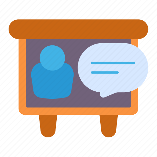 Teaching, mentoring, education, board, presentation icon - Download on Iconfinder