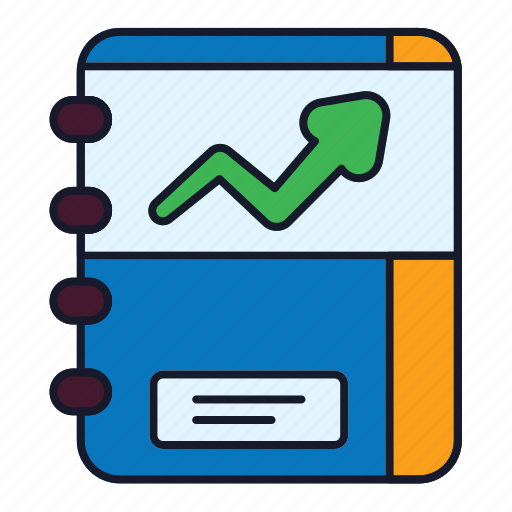 Book, mentoring, coaching, learn, education, graph icon - Download on Iconfinder