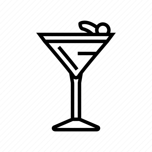 Manhattan, cocktail, glass, drink, alcohol, bar, martini icon - Download on Iconfinder
