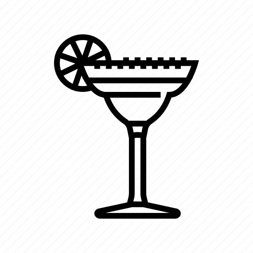 Margarita, cocktail, glass, drink, alcohol, bar, martini icon - Download on Iconfinder