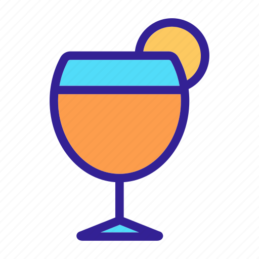 Alcohol, beverage, cocktail, glass, lemon icon - Download on Iconfinder