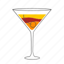 alcohol, beverage, cocktail, drink, manhattan