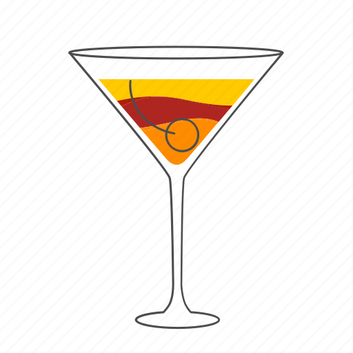 Alcohol, beverage, cocktail, drink, manhattan icon - Download on Iconfinder