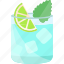 coctails, drink, ice, lime, mint 