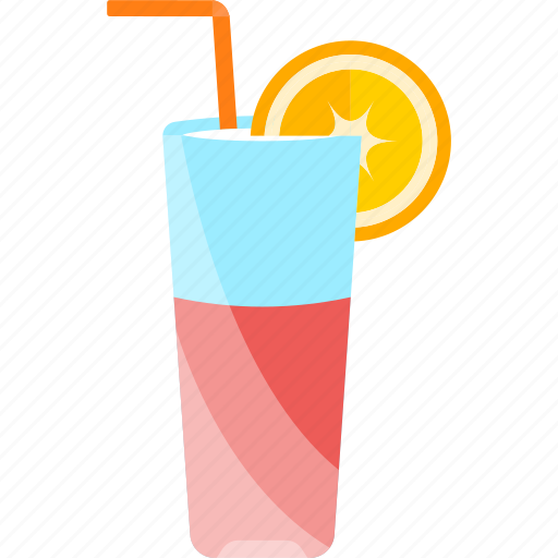 Coctails, drink, orange, tubular icon - Download on Iconfinder