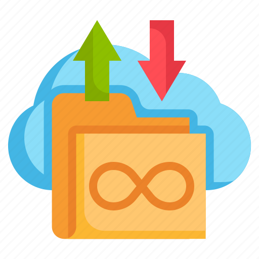 Unlimited, storage, infinity, cloud, computer icon - Download on Iconfinder