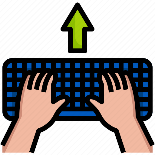 Input, type, hands, keyboard, computer icon - Download on Iconfinder